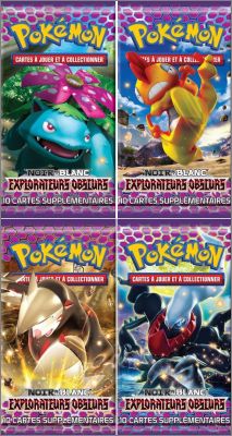 10 Cartes Pokémon Noir & Blanc - Explorateurs Obscurs - Asmodée